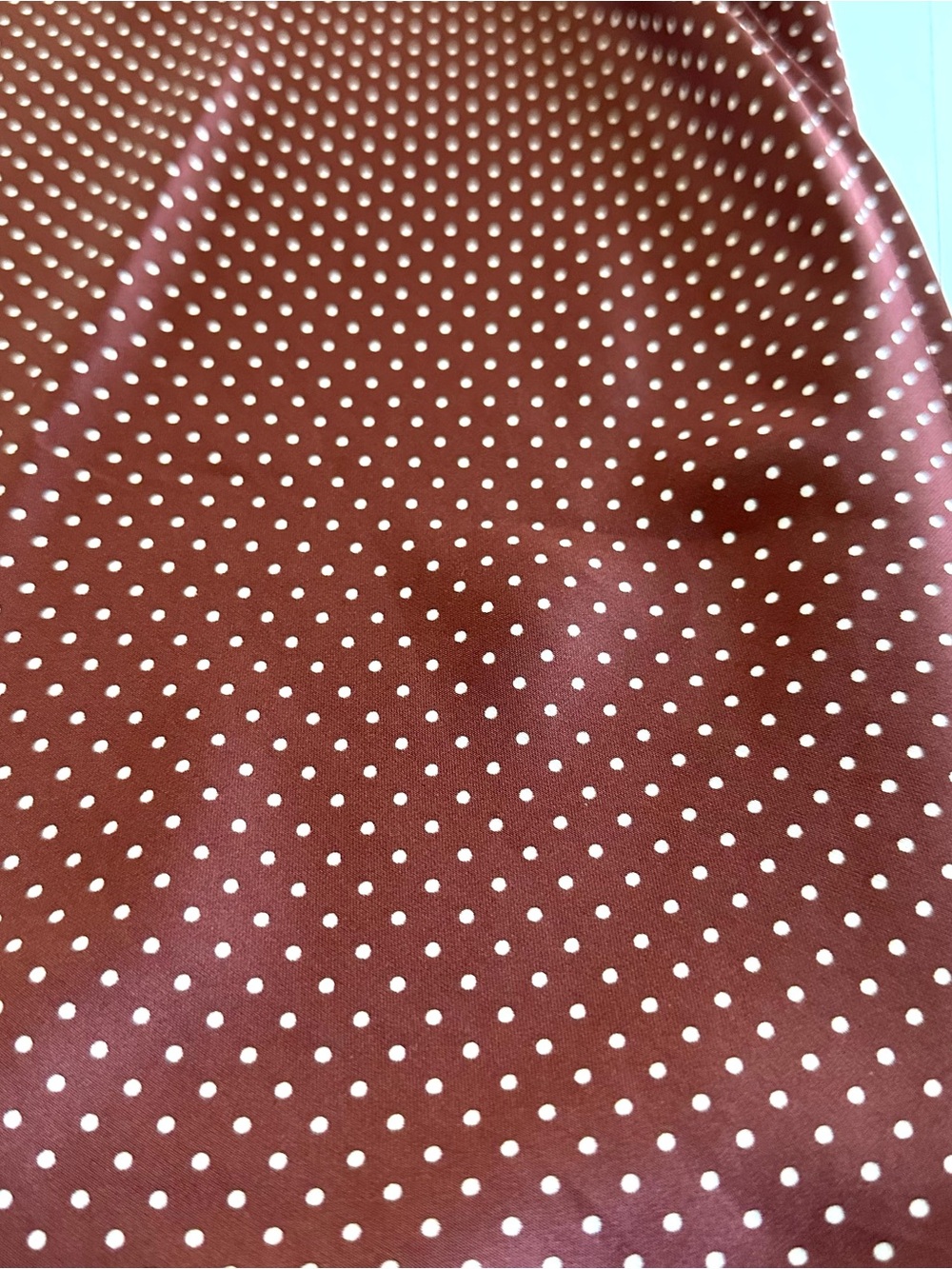✨Matching Set✨ J.Crew Smocked Top & Wrap Slip Skirt in Sable Polka Dot | XL - Picture 14 of 14